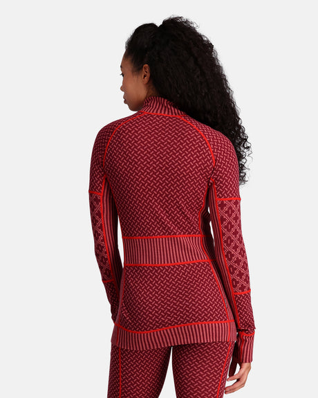 Kari Traa Smekker Half Zip Skiundertrøje Dame - 100% Merinould -