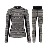 Kari Traa Tale Long Sleeve Skiundertøj Sæt Dame - Black - XL