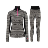 Kari Traa Tale Half Zip Skiundertøj Sæt Dame - Black - XL