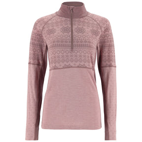 Kari Traa Vilma Half Zip Skiundertrøje Dame - Prim Pink - Prim Pink