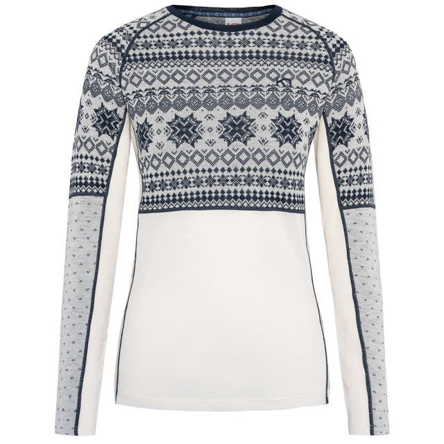 Kari Traa Vilma Long Sleeve Skiundertrøje Dame - Natural White - Natural White