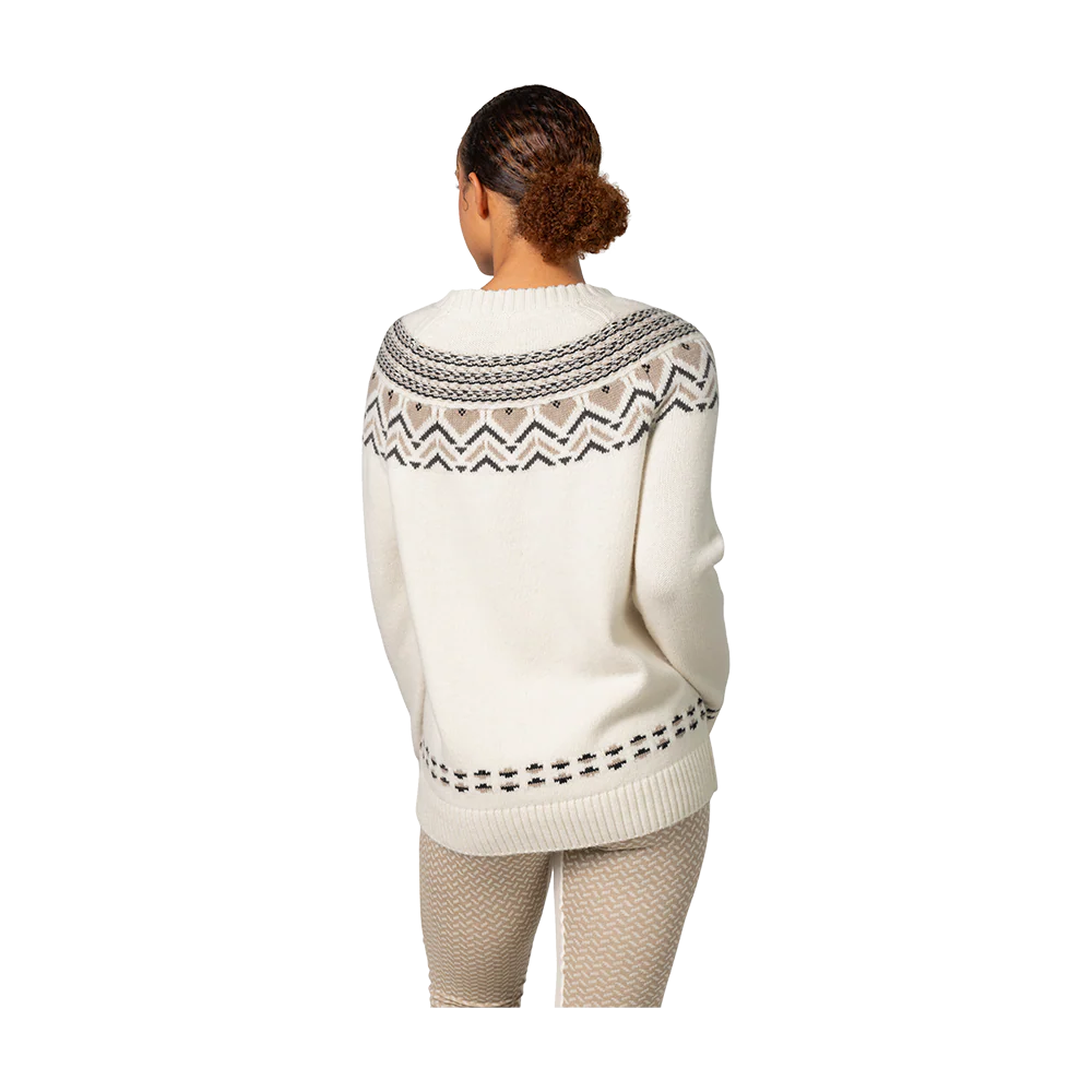 Kari Traa Sundve Knit Striktrøje Dame - Natural White -