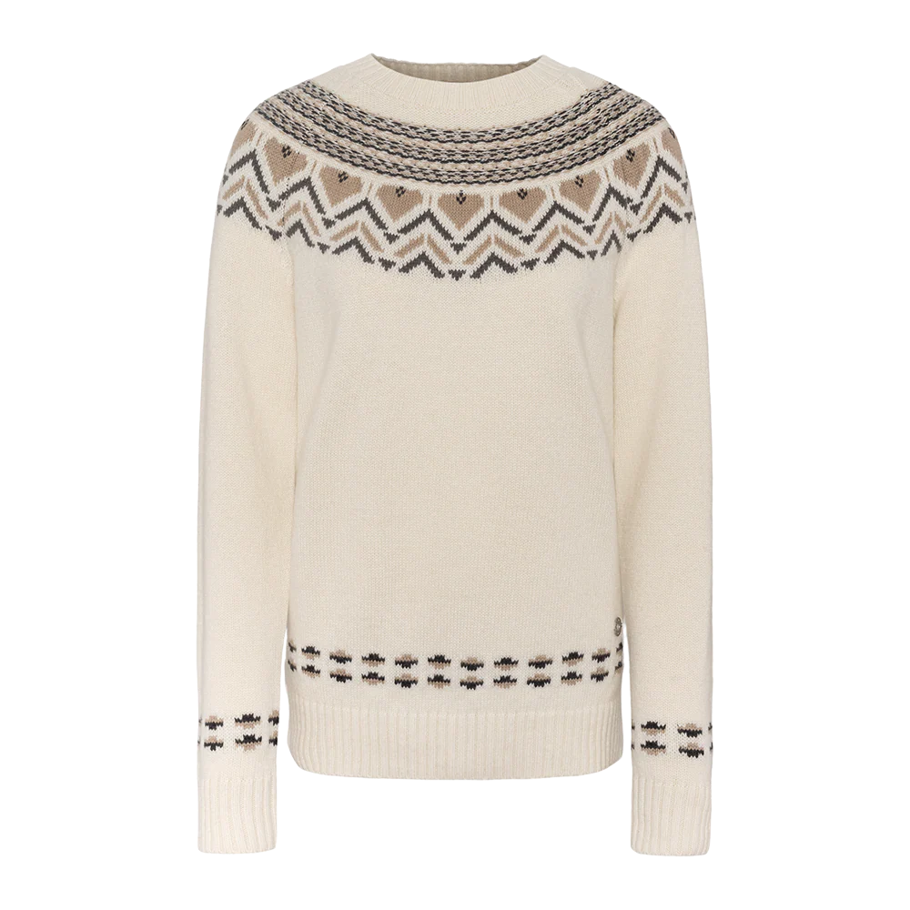 Kari Traa Sundve Knit Striktrøje Dame - Natural White -
