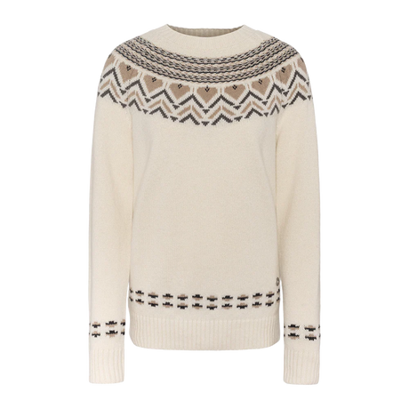 Kari Traa Sundve Knit Striktrøje Dame - Natural White -