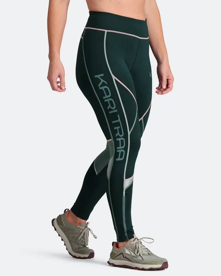 Kari Traa Louise 2.0 Tights Dame - Pine - Pine