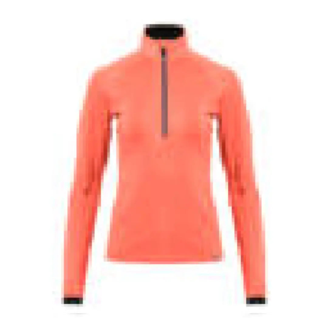 Kjus Women's Trace 2.0 Midlayer Half-Zip Dame - Paradise/Black - Paradise Black