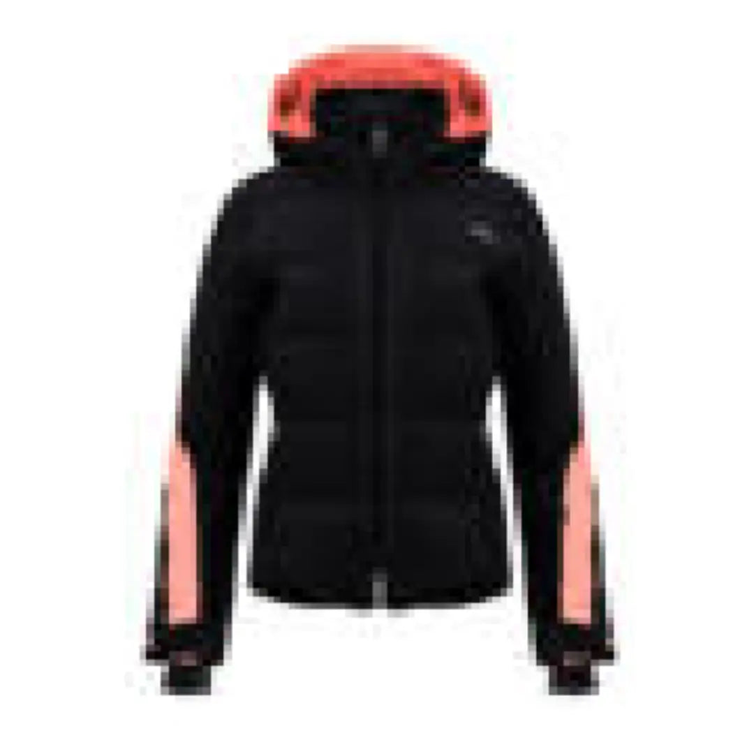 Kjus Women's Capture Jacket Skijakke Dame - Black/Paradise - Black Paradise