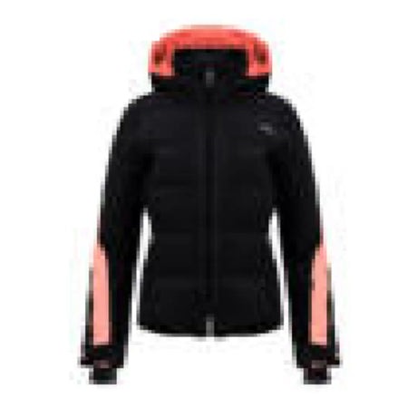 Kjus Women's Capture Jacket Skijakke Dame - Black/Paradise - Black Paradise