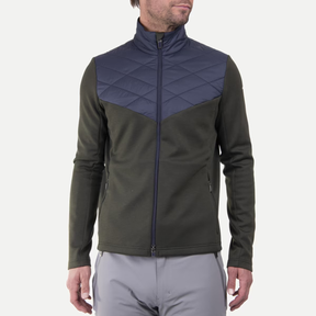 Kjus Men's Formula Midlayer Jacket - Dark Olive/Deep Space - Dark Olive Deep Space