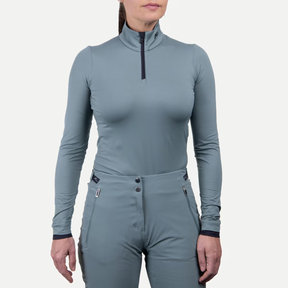 Kjus Women's Feel Midlayer Half-Zip Skiundertrøje Dame - Patina - Patina