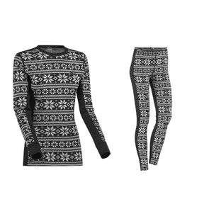 Kari Traa Knute Skiundertøj Sæt Dame - Black - XL