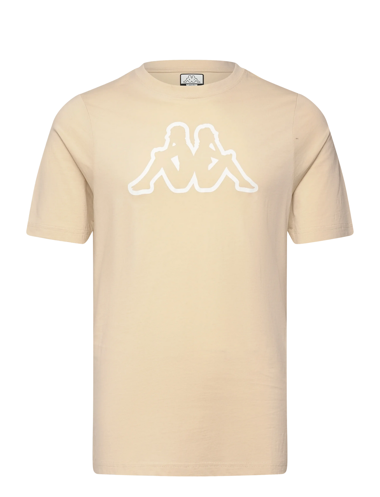 Kappa Logo Korpo Cromen Herre T-shirt - Beige Fog - Beige Fog