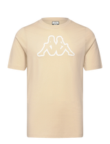 Kappa Logo Korpo Cromen Herre T-shirt - Beige Fog - Beige Fog