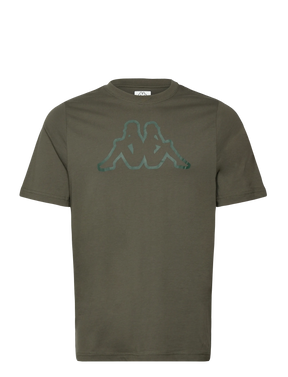 Kappa Logo Korpo Cromen Herre T-shirt - Green Blackish - Green Blackish