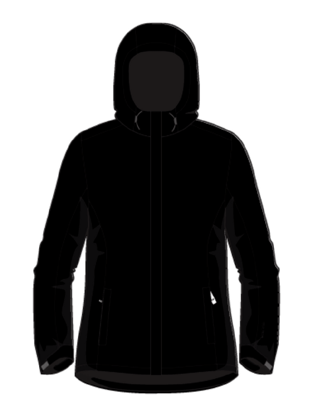 Helly Hansen Women's Seven J Plus Rain Jacket Regnjakke Dame - Black - Black