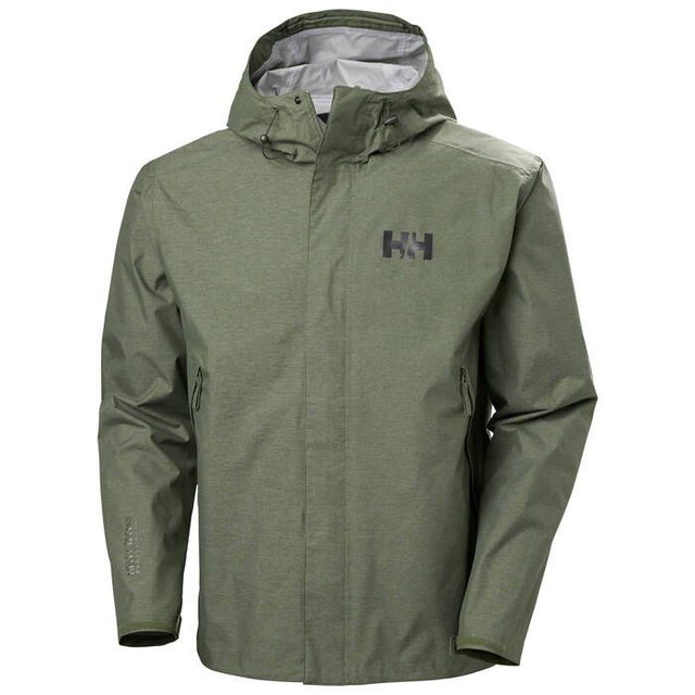 Helly Hansen Men's Nari 2.5 L Waterproof Jacket Regnjakke Herre - Lav - Lav Green