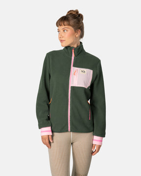 Kari Traa Røthe Midlayer Fleecetrøje Dame - Thyme Green - Thyme Green