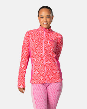 Kari Traa Thalena Fleece Dame - Heat Red - Heat Red