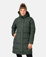 Kari Traa Kyte Parka Jakke Dame - Thyme Green
