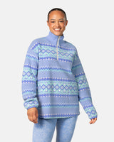 Kari Traa Ruthie Midlayer Half Zip Fleecetrøje Dame - Iris - Iris
