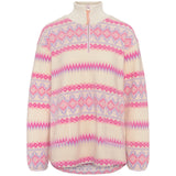 Kari Traa Ruthie Midlayer Half Zip Fleecetrøje Dame - Bjerk White -