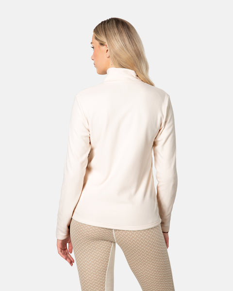 Kari Traa Kari Full-Zip Fleecejakke Dame - Bjerk White -