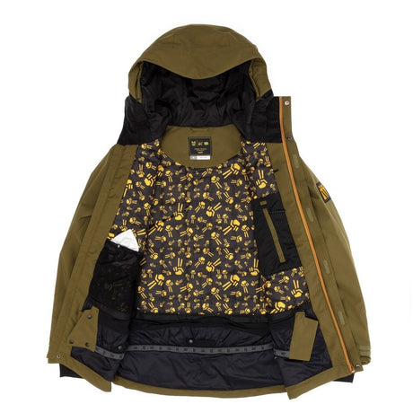 Planks Good Times Insulated Jacket Skijakke Herre – Army Green - - planks-good-times-insulated-jacket-army-green-p16162-24131_image