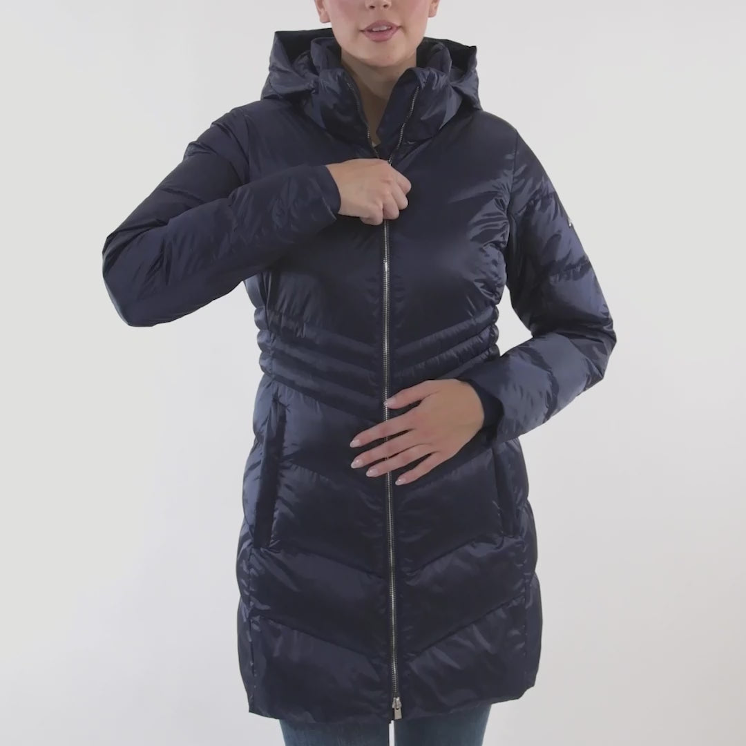 Kjus Women's Flagstaff Coat Frakke Dame - Kjus Navy