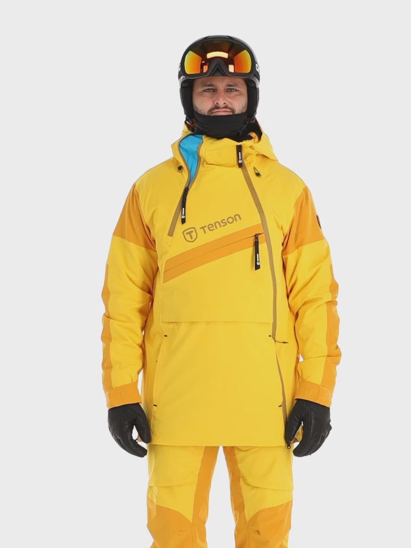 Tenson Aerismo JackoRak Men Anorak Skijakke Herre - Yellow