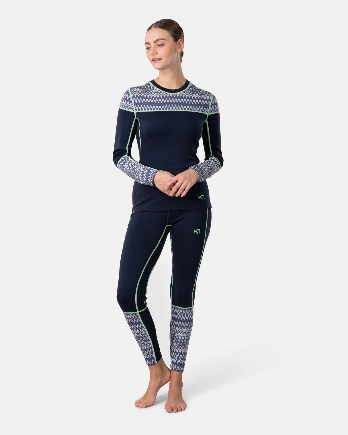 Kari Traa Sara Long Sleeve Skiundertrøje Dame - Royal