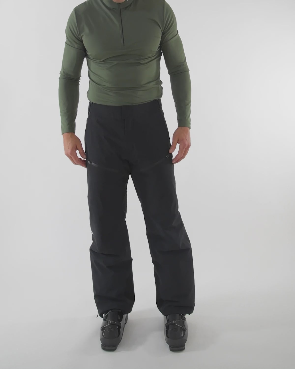 Kjus Men's Formula Tech Trousers Skibukser Herre - Black