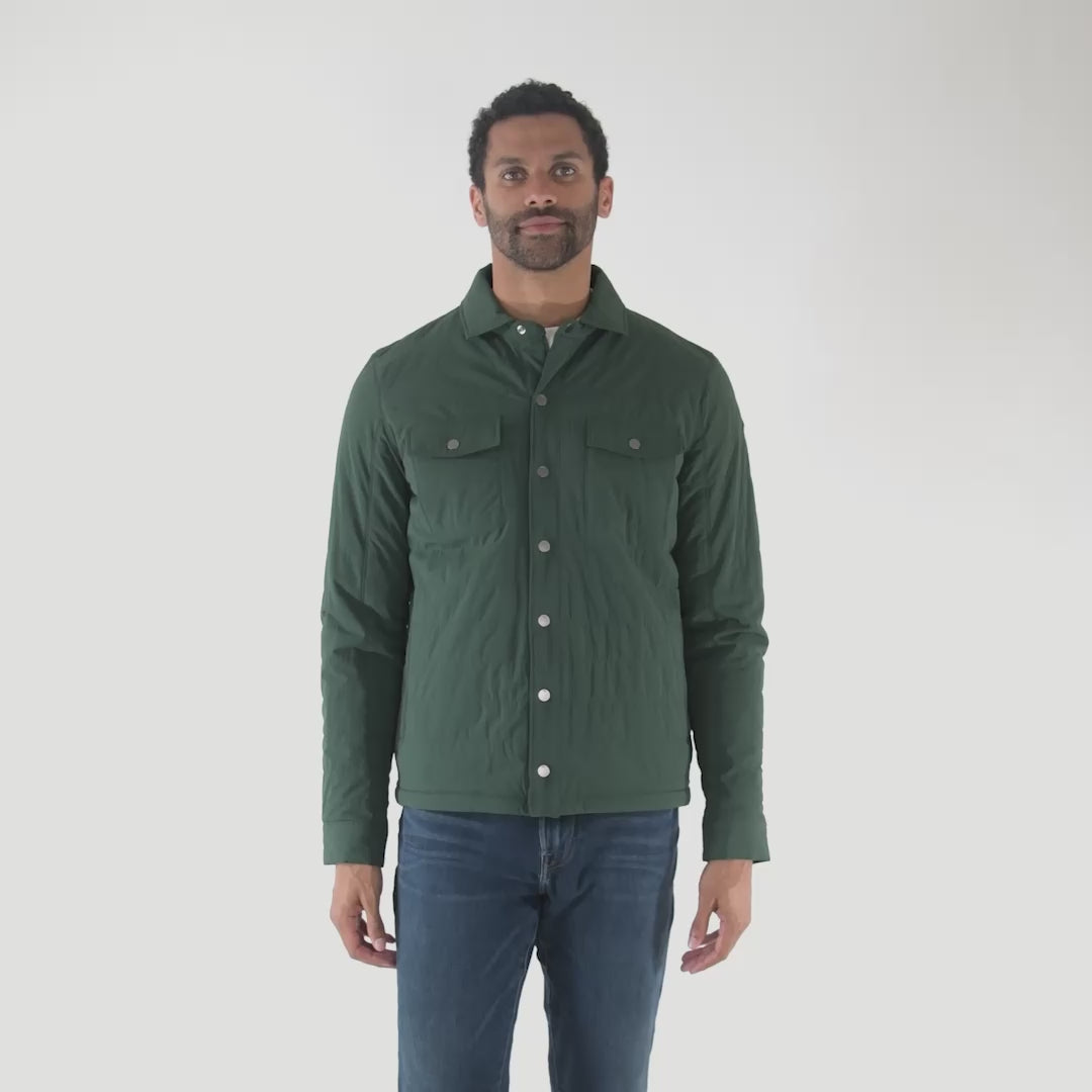 Kjus Men's Sierra Shirt Jacket Skjortejakke Herre - KJUS Navy