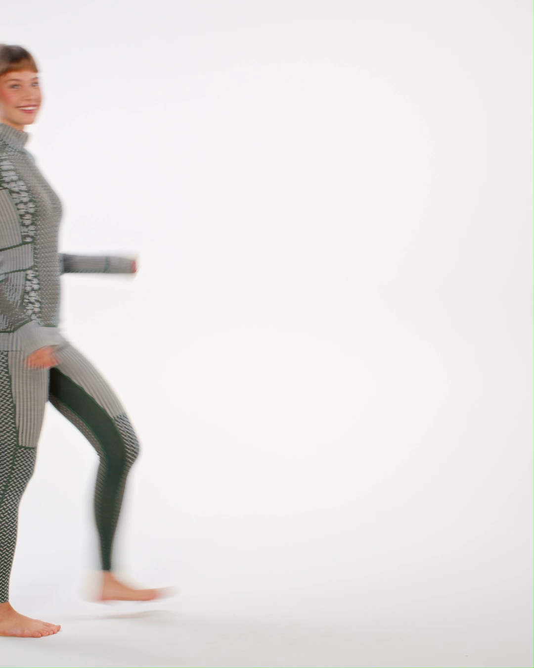 Kari Traa Smekker Half Zip Skiundertrøje Dame - Thyme Green