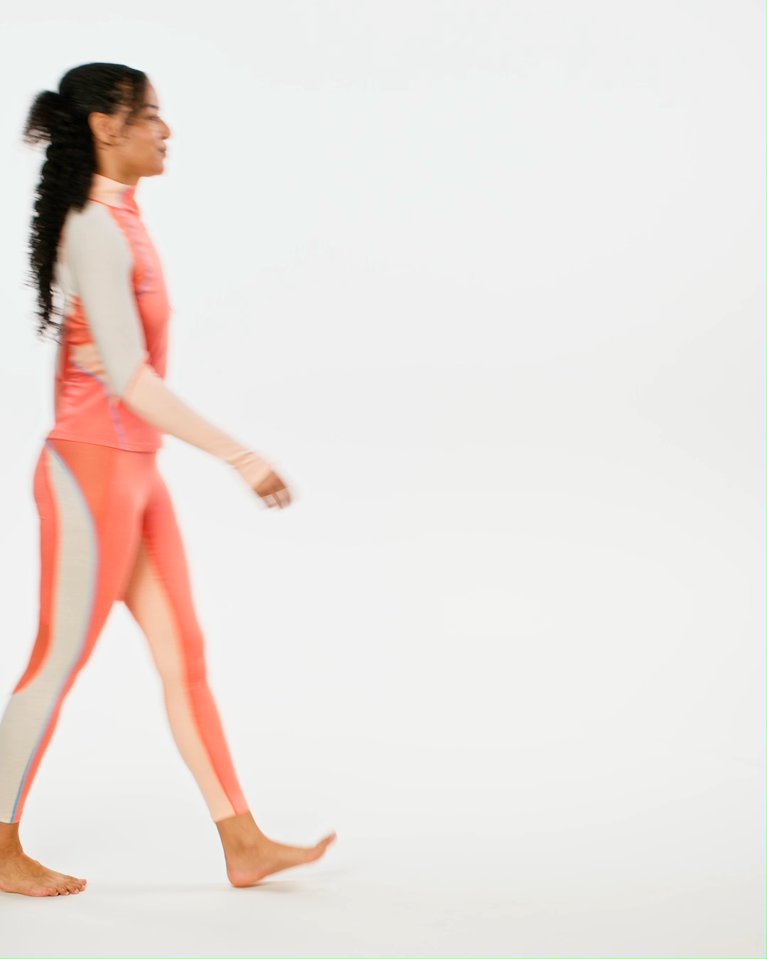 Kari Traa Alma Half-Zip Skiundertrøje Dame - Coral