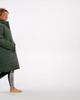 Kari Traa Malene Cape Frakke Dame - Thyme Green