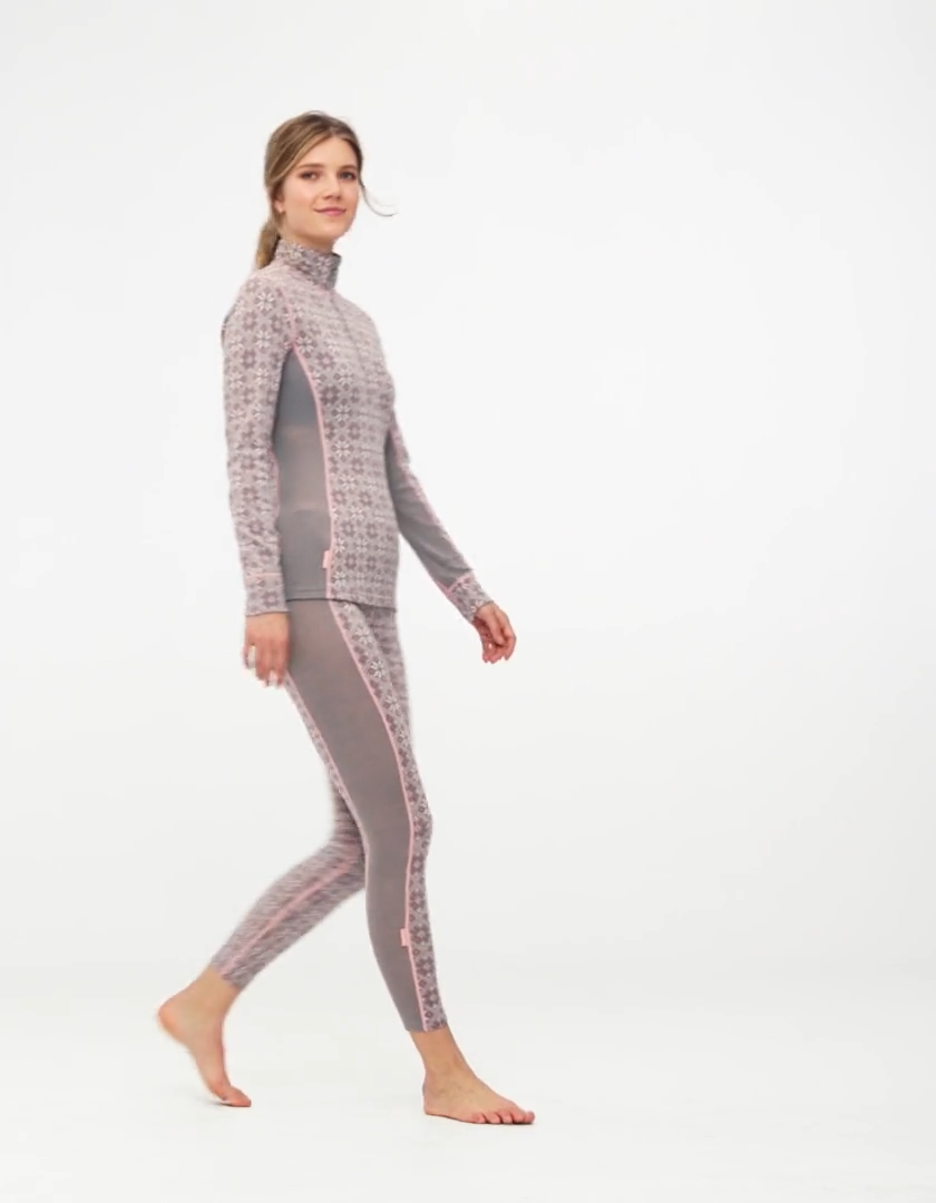 Kari Traa Rose Half Zip Skiundertrøje Dame - Slate