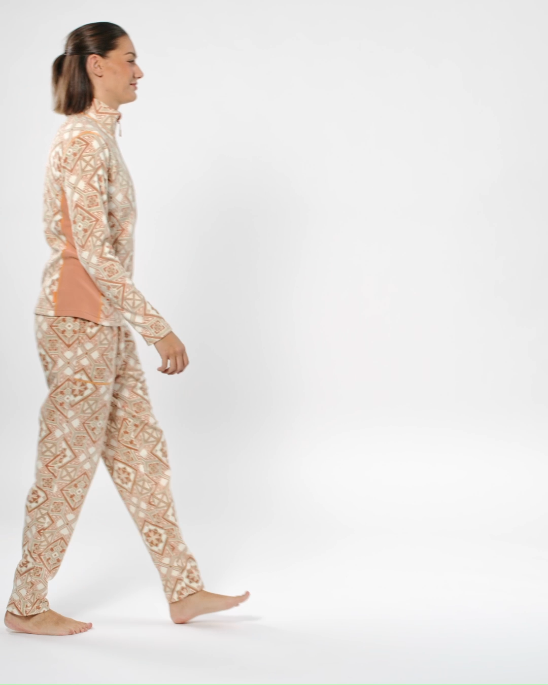 Kari Traa Olga Fleecejakke Dame - Light Brown