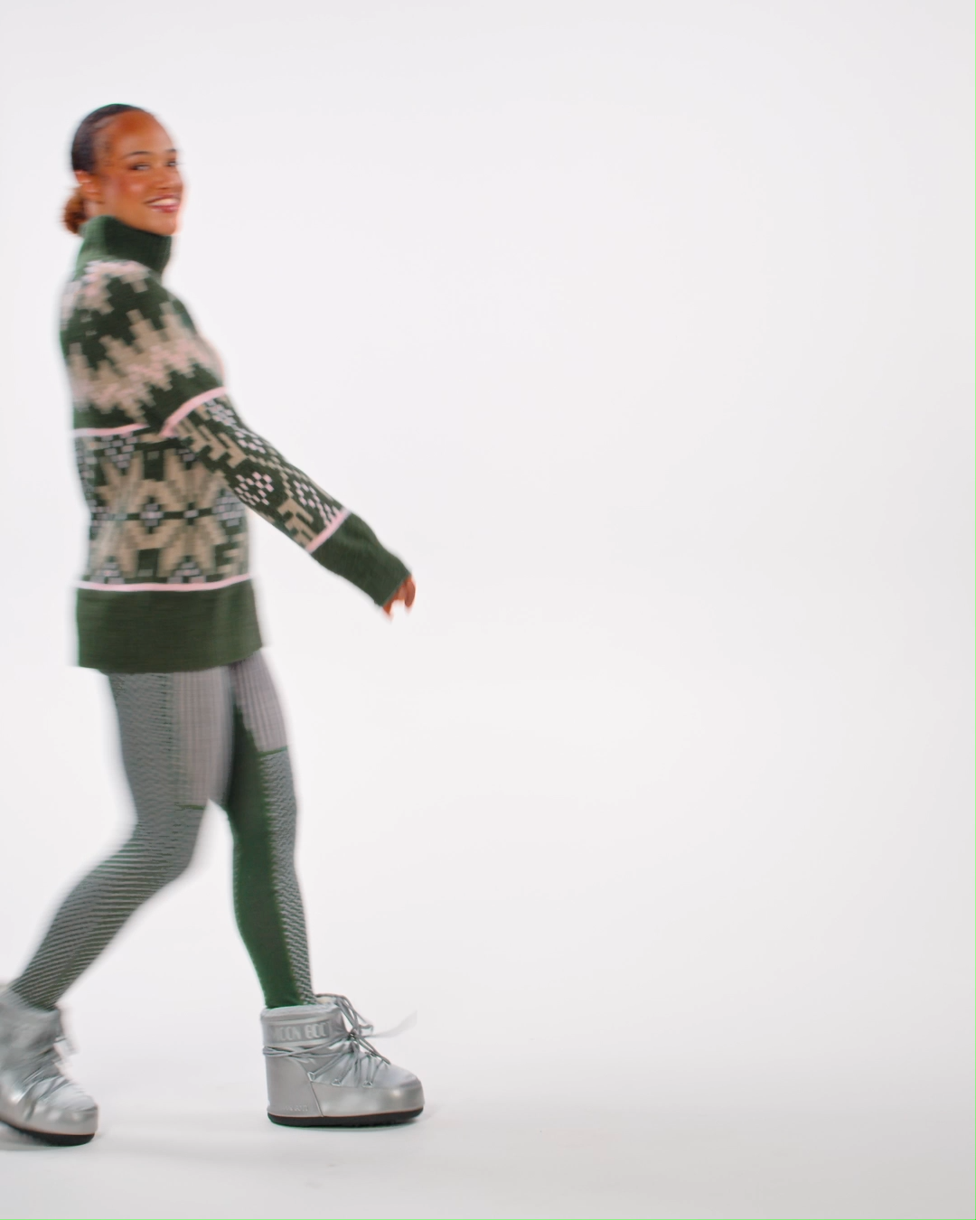 Kari Traa Amelia Knit Striktrøje Dame - Thyme Green