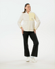 Kari Traa Emma Midlayer Fleecetrøje Dame - Natural White