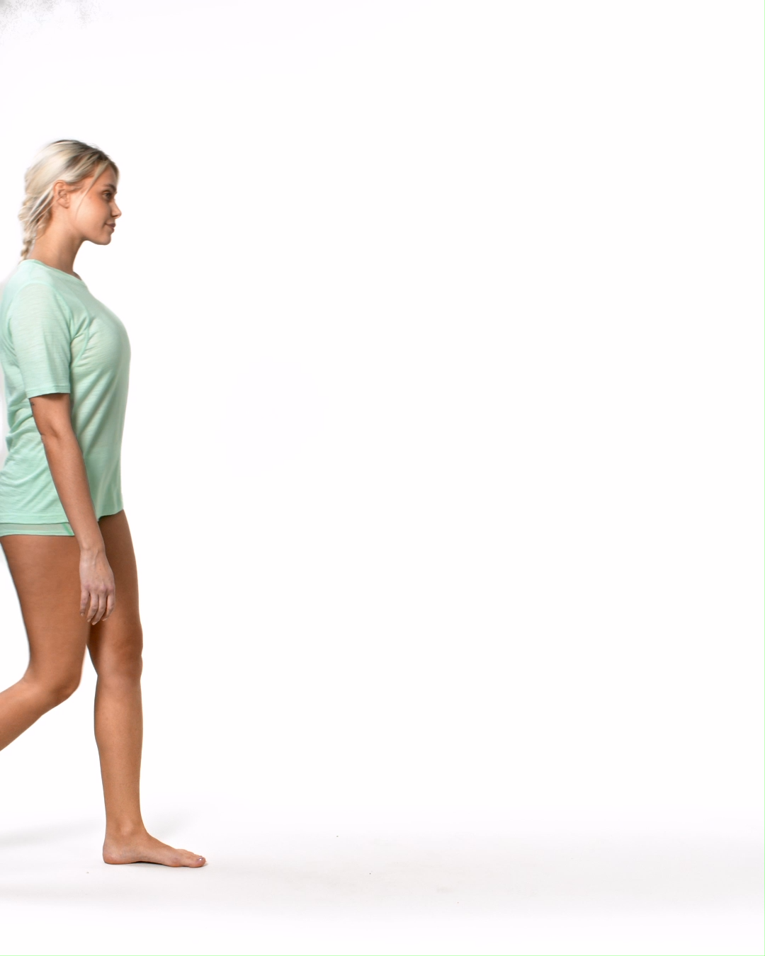 Kari Traa Embla Wool Tee T-shirt Dame - Thyme Green