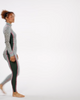 Kari Traa Rose Half Zip High Waist Skiundertøj Sæt Dame - Thyme Green