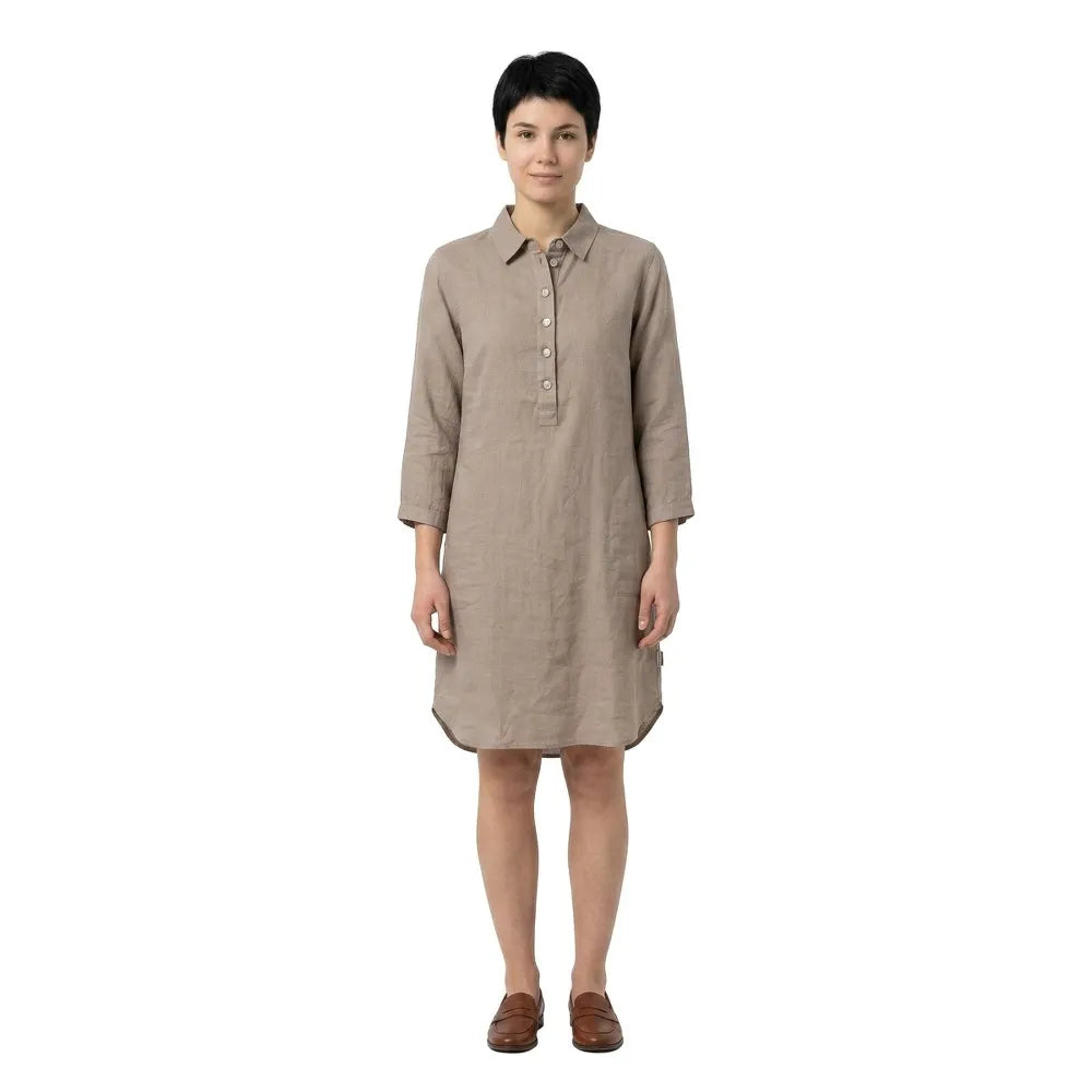 Redgreen Woman Dina Shirt Dress Kjole Dame - Mid Sand