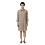 Redgreen Woman Dina Shirt Dress Kjole Dame - Mid Sand