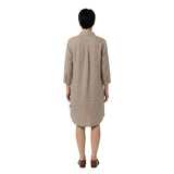 Redgreen Woman Dina Shirt Dress Kjole Dame - Mid Sand