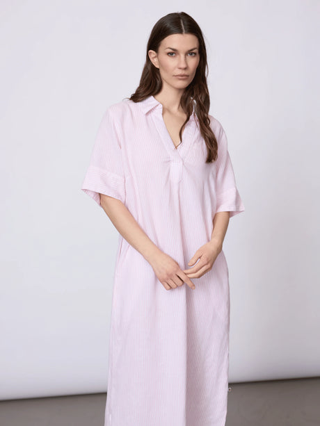 Redgreen Woman Delphine Kjole - Rose Stripe - Rose Stripe
