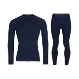 Sea Ranch Mens Merino Wool Zip Neck Skiundertøj Sæt Herre