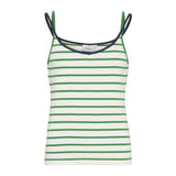 Sea Ranch Lorna Tank Top Dame – Pearl / Green