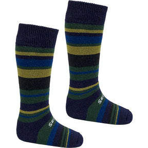 SEGER Kids Racer Skistrømper Børn - Marine / Grøn - Marine Grøn