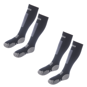 Seger Zone Unisex Skisokker Dame Herre 2-pak - Black