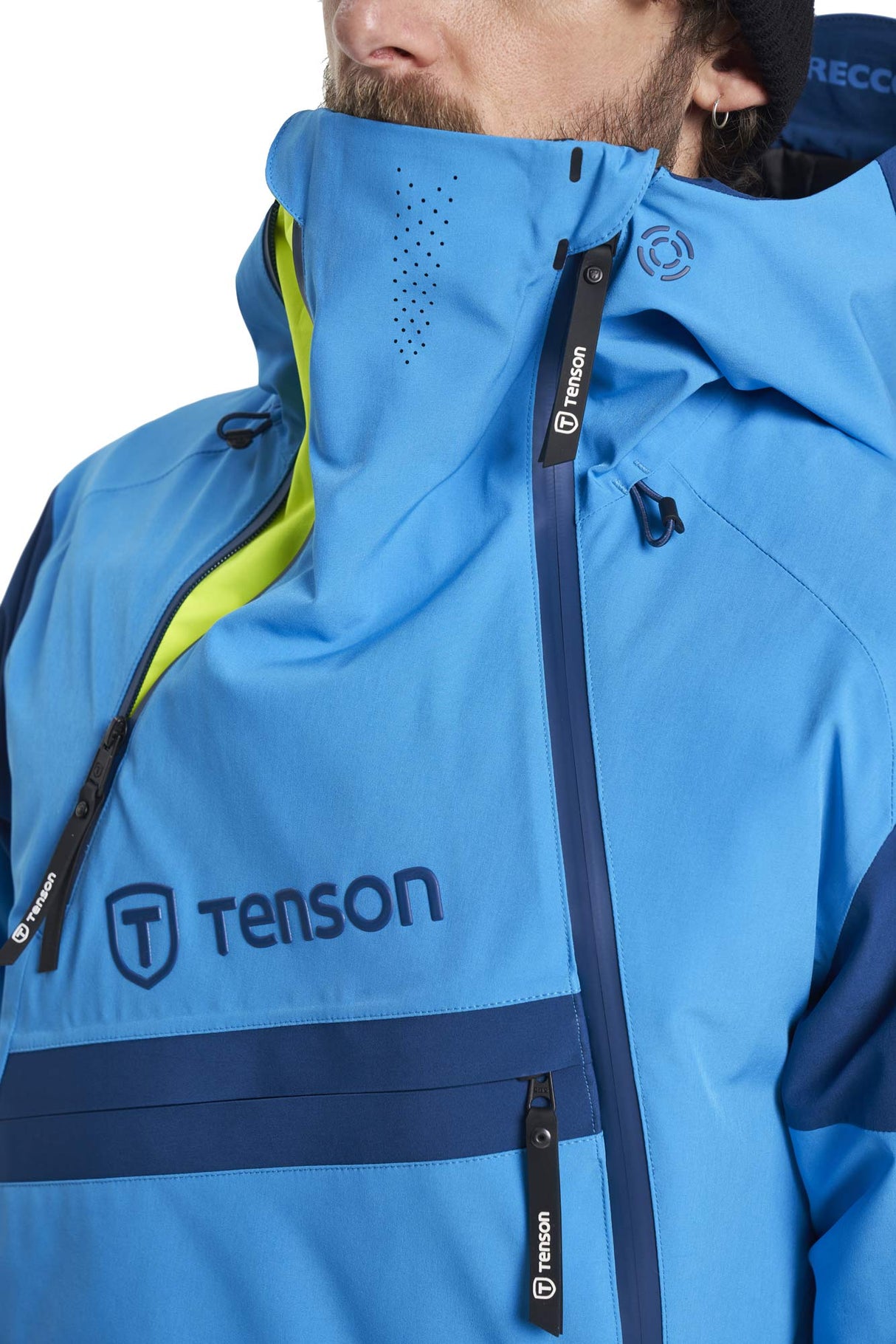 Tenson Aerismo JackoRak Men Anorak Skijakke Herre - Blue -